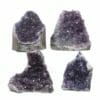 2.19kg Amethyst Druze Specimen Set 4 Pieces L196 2 2.19kg Amethyst Druze Specimen Set 4 Pieces L196 | Himalayan Salt Factory