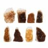 1.68kg Citrine Mini Cluster Specimen Set 8 Pieces L200 | Himalayan Salt Factory