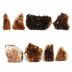 1.69kg Citrine Mini Cluster Specimen Set 8 Pieces L210 | Himalayan Salt Factory