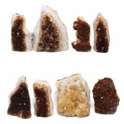 1.68kg Citrine Mini Cluster Specimen Set 8 Pieces L211 | Himalayan Salt Factory