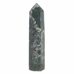 Moss Agate Terminated Point DS2162 | Himalayan Salt Factory