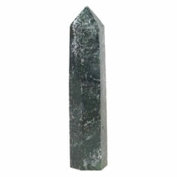 Moss Agate Terminated Point DS2162 | Himalayan Salt Factory