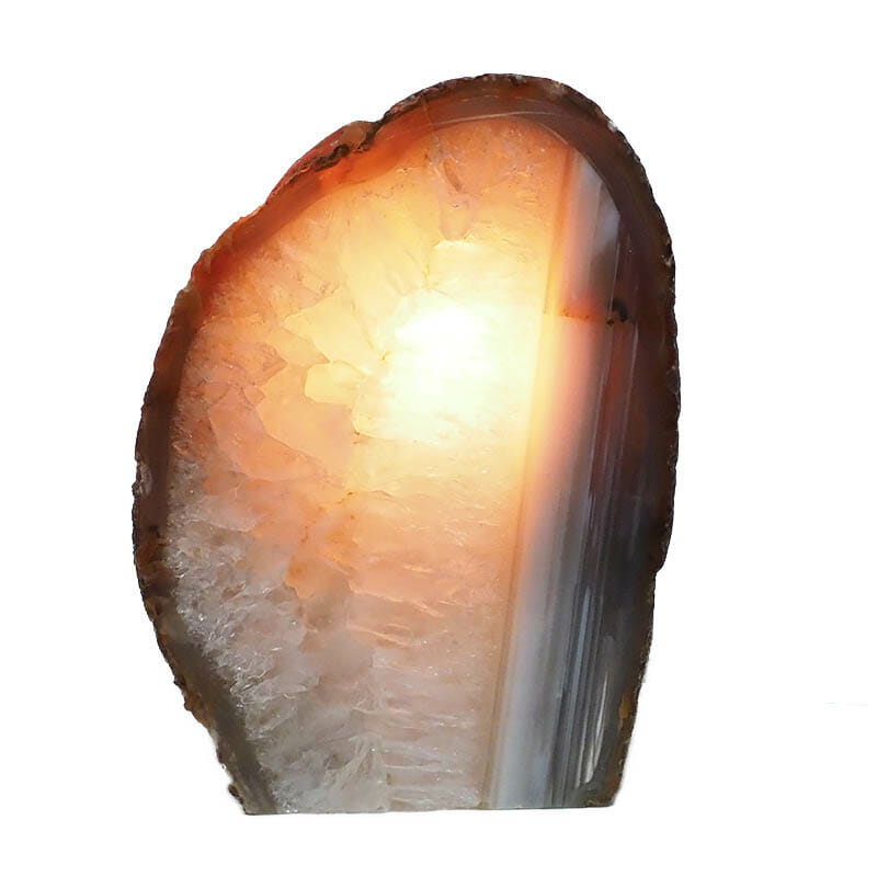 1.38kg Natural Agate Crystal Lamp S1125 4 1.38kg Natural Agate Crystal Lamp S1125 | Himalayan Salt Factory