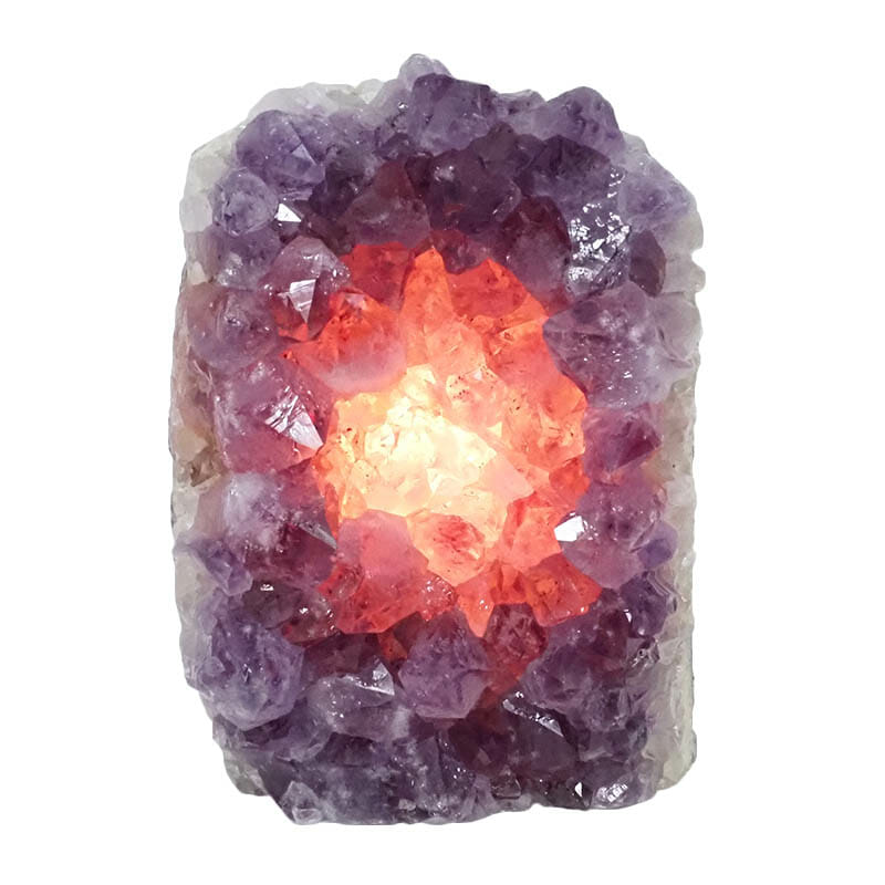 4.12kg Natural Amethyst Crystal Lamp DB389 4 Natural Amethyst Crystal Lamp DB389 | Himalayan Salt Factory