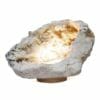 Natural Calcite Geode Lamp with Large LED Light Base DB386 | Himalayan Salt Factory