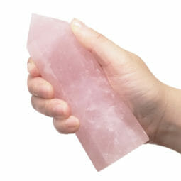 Rose Quartz Terminated Point DS2163 | Himalayan Salt Factory