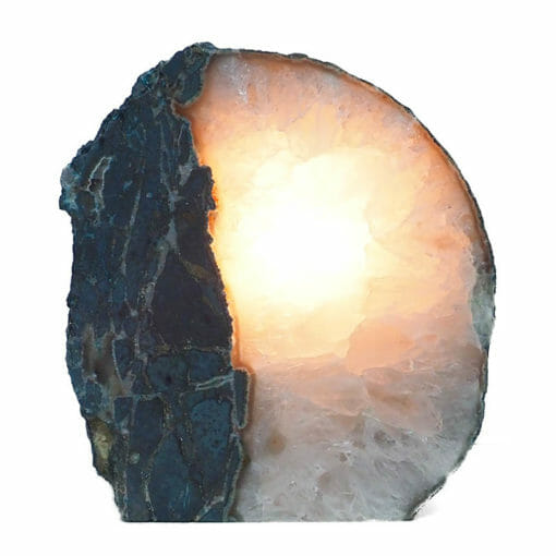 Teal Agate Crystal Lamp S1107 | Himalayan Salt Factory