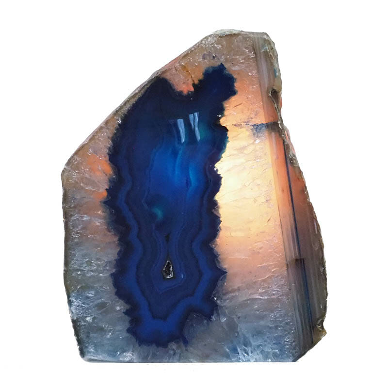 1.78kg Blue Agate Crystal Lamp N1868 4 1.78kg Blue Agate Crystal Lamp N1868 | Himalayan Salt Factory