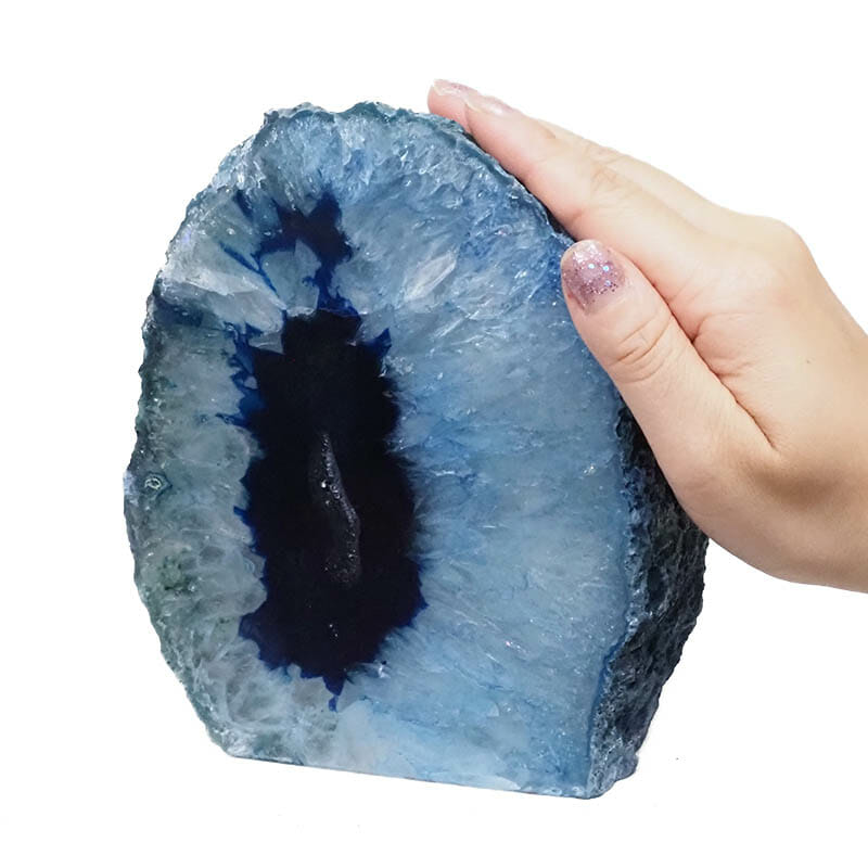 1.81kg Blue Agate Crystal Lamp N1870 5 1.81kg Blue Agate Crystal Lamp N1870 | Himalayan Salt Factory