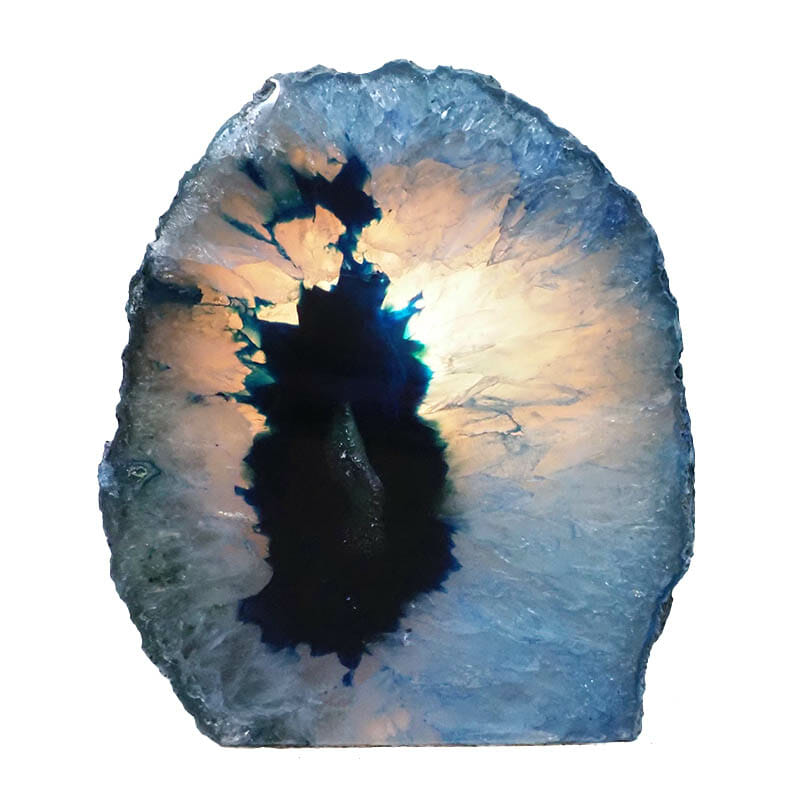 1.81kg Blue Agate Crystal Lamp N1870 4 1.81kg Blue Agate Crystal Lamp N1870 | Himalayan Salt Factory