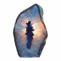 1.72kg Blue Agate Crystal Lamp N1873 | Himalayan Salt Factory