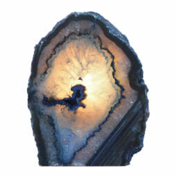 1.84kg Blue Agate Crystal Lamp N1907 | Himalayan Salt Factory