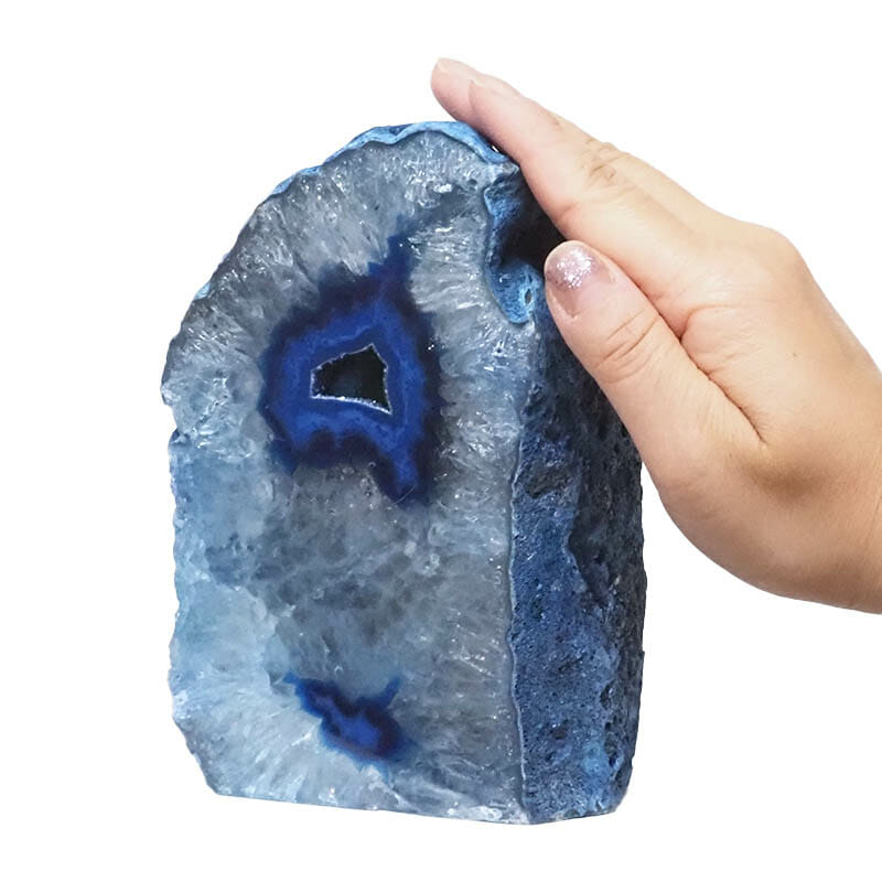 1.94kg Blue Agate Crystal Lamp N1911 5 1.94kg Blue Agate Crystal Lamp N1911 | Himalayan Salt Factory