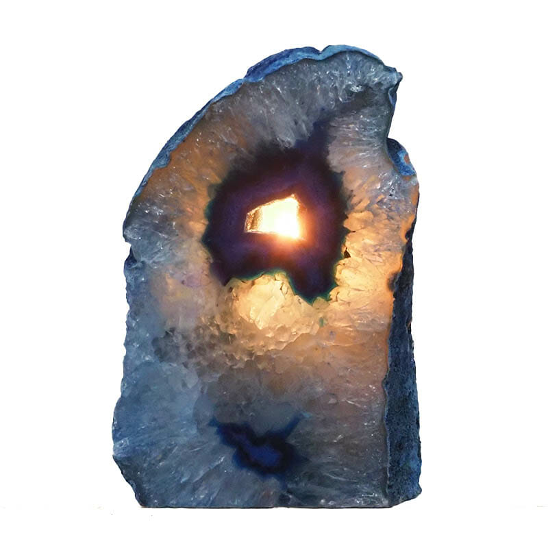 1.94kg Blue Agate Crystal Lamp N1911 4 1.94kg Blue Agate Crystal Lamp N1911 | Himalayan Salt Factory