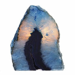 2.54kg Blue Agate Crystal Lamp N1945 | Himalayan Salt Factory