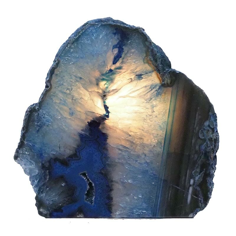 1.75kg Blue Agate Crystal Lamp N1948 4 1.75kg Blue Agate Crystal Lamp N1948 | Himalayan Salt Factory