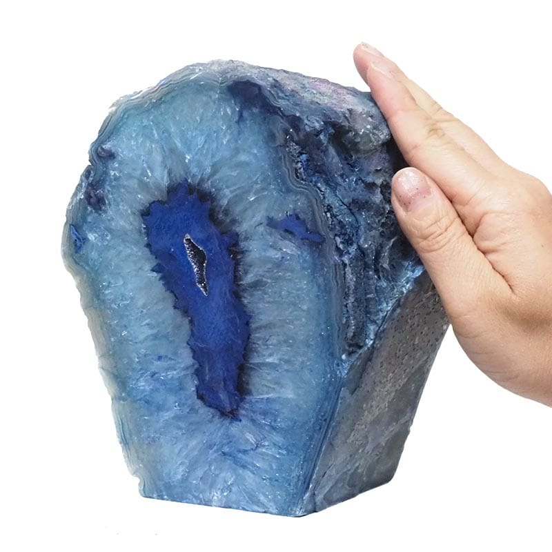 2.52kg Blue Agate Crystal Lamp N1949 5 2.52kg Blue Agate Crystal Lamp N1949 | Himalayan Salt Factory