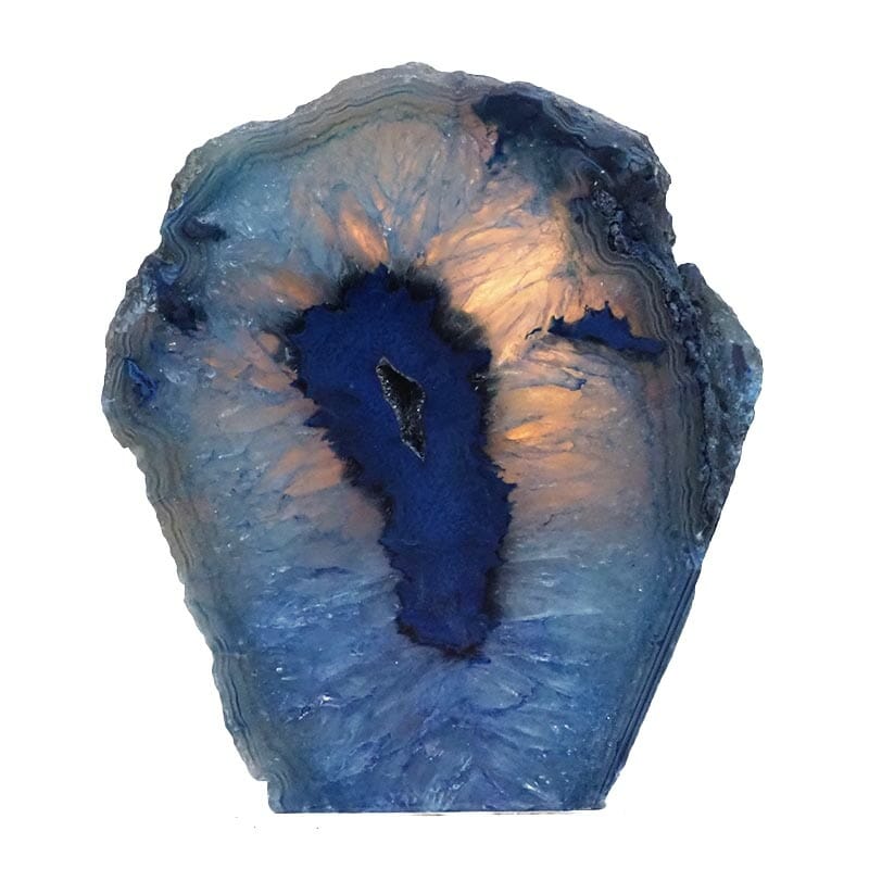 2.52kg Blue Agate Crystal Lamp N1949 4 2.52kg Blue Agate Crystal Lamp N1949 | Himalayan Salt Factory