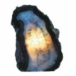 2.31kg Blue Agate Crystal Lamp N1953 | Himalayan Salt Factory