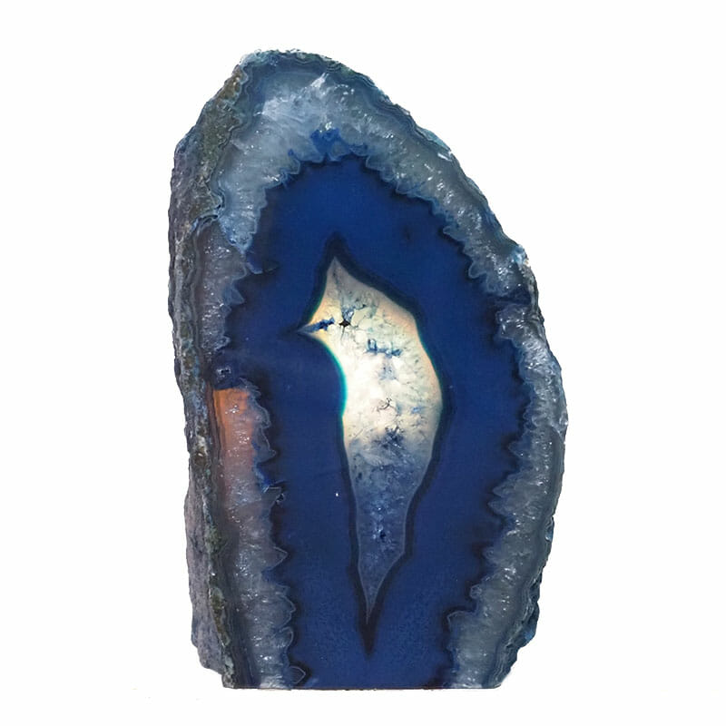 2.37kg Blue Agate Crystal Lamp S1160 4 2.37kg Blue Agate Crystal Lamp S1160 | Himalayan Salt Factory