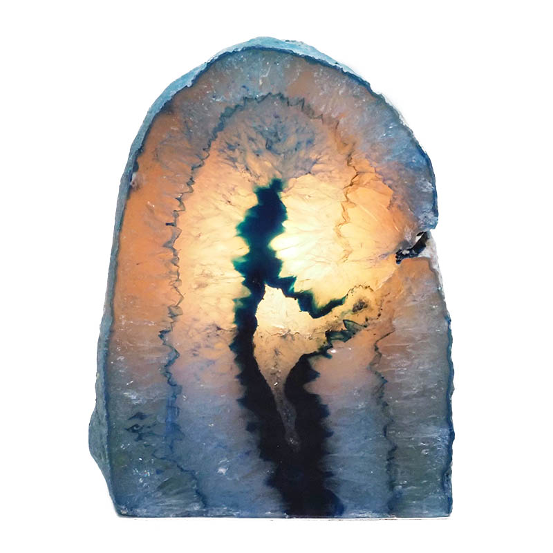 2.85kg Blue Agate Crystal Lamp S1163 4 2.85kg Blue Agate Crystal Lamp S1163 | Himalayan Salt Factory