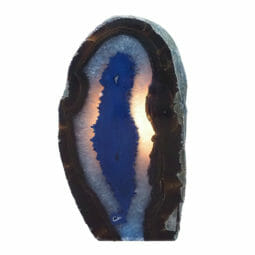2.21kg Blue Agate Crystal Lamp S1164 | Himalayan Salt Factory