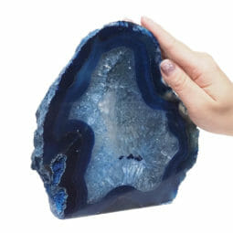 2.58kg Blue Agate Crystal Lamp S1165 | Himalayan Salt Factory