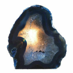 2.58kg Blue Agate Crystal Lamp S1165 | Himalayan Salt Factory