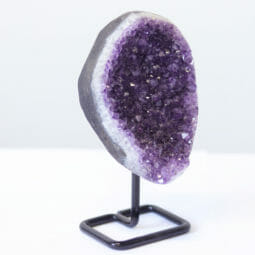 1.40kg Amethyst Druze Cluster on Metal Stand DO6 7 1.40kg Amethyst Druze Cluster on Metal Stand DO6 | Himalayan Salt Factory