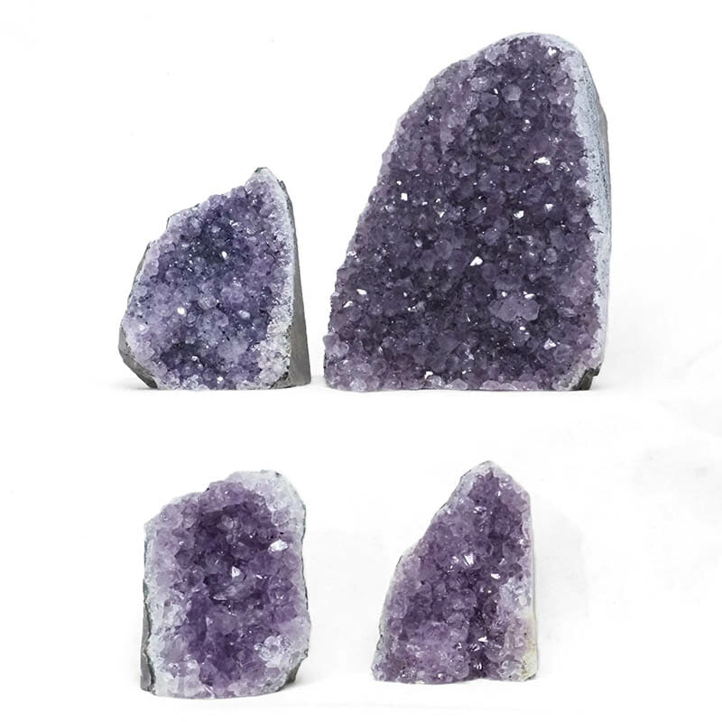 2.75kg Amethyst Crystal Geode Specimen Set 4 Pieces DR344 3 2.75kg Amethyst Crystal Geode Specimen Set 4 Pieces DR344 | Himalayan Salt Factory