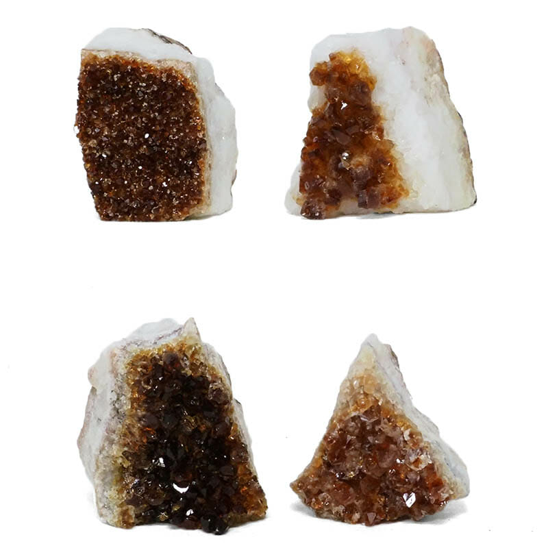 1.67kg Citrine Mini Cluster Specimen Set 4 Pieces DR358 3 1.67kg Citrine Crystal Geode Specimen Set 4 Pieces DR358 | Himalayan Salt Factory