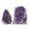 2.82kg Amethyst Crystal Geode Specimen Set 2 Pieces DR366 | Himalayan Salt Factory