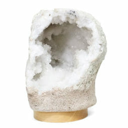 3.13kg Natural Calcite Geode Lamp with Large LED Light Base DB404 8 3.13kg Natural Calcite Geode Lamp with Large LED Light Base DB404 | Himalayan Salt Factory