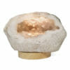 1.88kg Natural Calcite Geode Lamp with Large LED Light Base DB417 | Himalayan Salt Factory