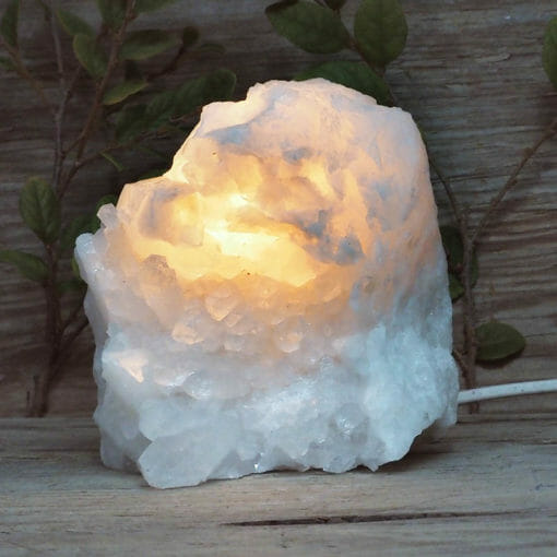 Natural Clear Quartz Cluster Lamp DB430 | Himalayan Salt Factory