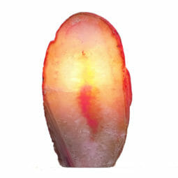 1.55kg Pink Agate Crystal Lamp N1916 | Himalayan Salt Factory