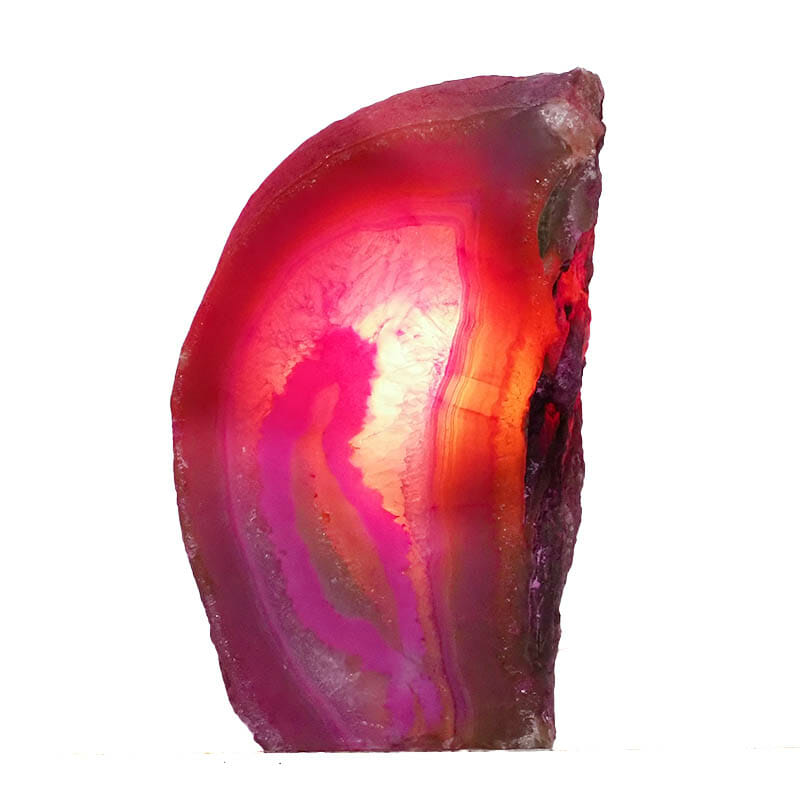 1.74kg Pink Agate Crystal Lamp N1935 4 1.74kg Pink Agate Crystal Lamp N1935 | Himalayan Salt Factory