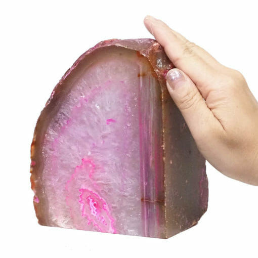 2.46kg Pink Agate Crystal Lamp N1939 | Himalayan Salt Factory