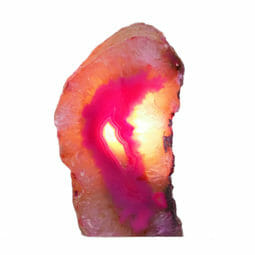 1.97kg Pink Agate Crystal Lamp S1129 | Himalayan Salt Factory