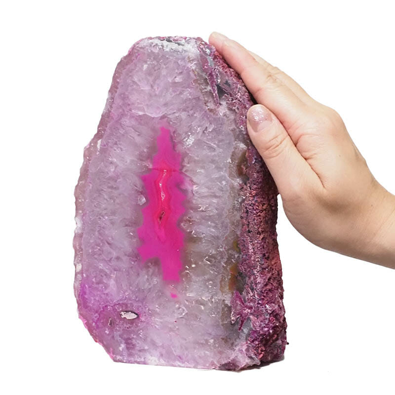 2.87kg Pink Agate Crystal Lamp S1131 5 2.87kg Pink Agate Crystal Lamp S1131 | Himalayan Salt Factory
