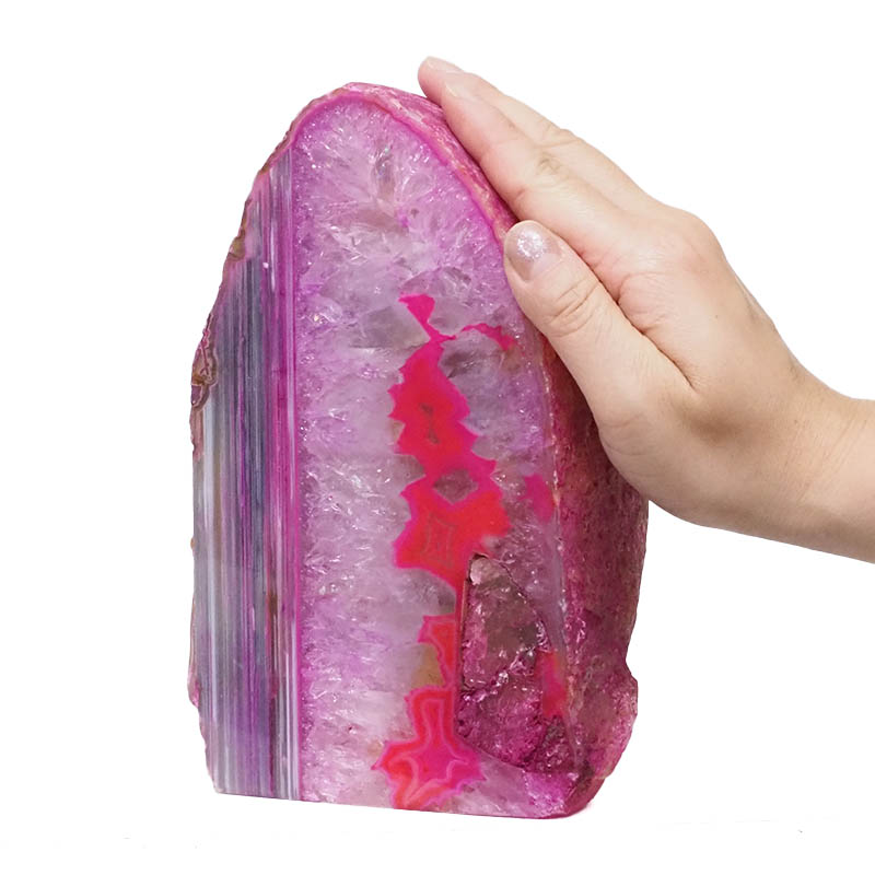 3.12kg Pink Agate Crystal Lamp S1132 5 3.12kg Pink Agate Crystal Lamp S1132 | Himalayan Salt Factory
