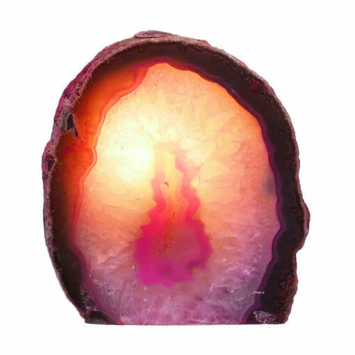 2.94kg Pink Agate Crystal Lamp S1134 | Himalayan Salt Factory