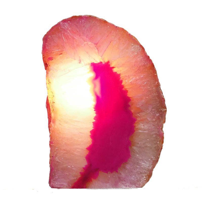 1.82kg Pink Agate Crystal Lamp S1140 4 1.82kg Pink Agate Crystal Lamp S1140 | Himalayan Salt Factory