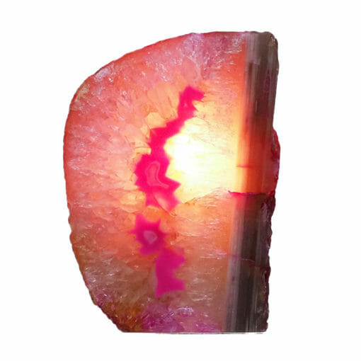 1.69kg Pink Agate Crystal Lamp S1144 | Himalayan Salt Factory
