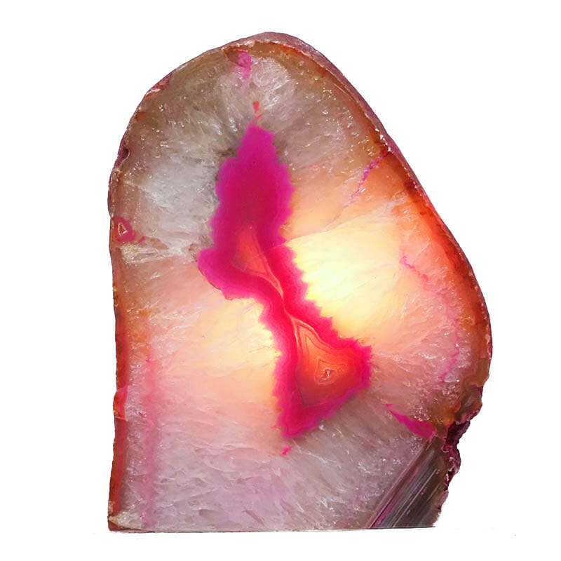 4.49kg Pink Agate Crystal Lamp S1145 4 4.49kg Pink Agate Crystal Lamp S1145 | Himalayan Salt Factory