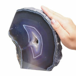 2.87kg Purple Agate Crystal Lamp N1894 | Himalayan Salt Factory