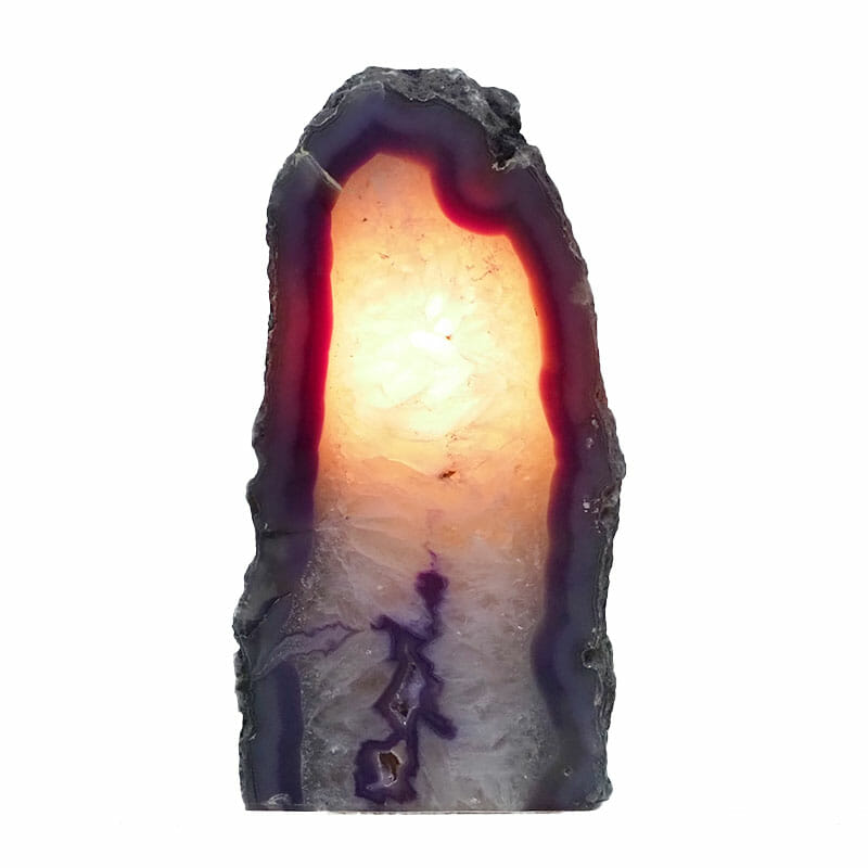 2.06kg Purple Agate Crystal Lamp N1895 4 2.06kg Purple Agate Crystal Lamp N1895 | Himalayan Salt Factory