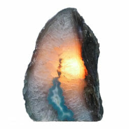 3.21kg Teal Agate Crystal Lamp N1922 | Himalayan Salt Factory