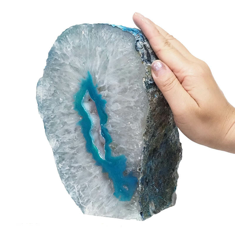 3.06kg Teal Agate Crystal Lamp N1925 5 3.06kg Teal Agate Crystal Lamp N1925 | Himalayan Salt Factory