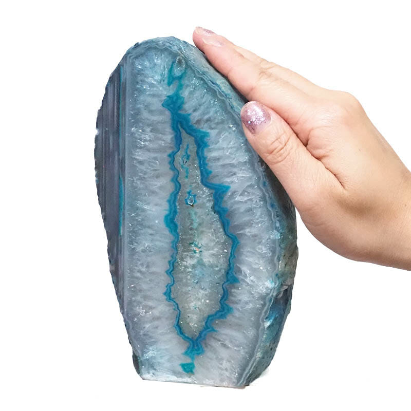 1.82kg Teal Agate Crystal Lamp S1148 5 1.82kg Teal Agate Crystal Lamp S1148 | Himalayan Salt Factory